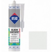 Герметик силіконовий санітарний ATLAS SILTON S 0001 білий 280ml