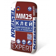 Клей для мурування та шпаклювання блоків з піно-та газобетону Kreisel (Крайзель) EXPERT MM25 (25 кг.)